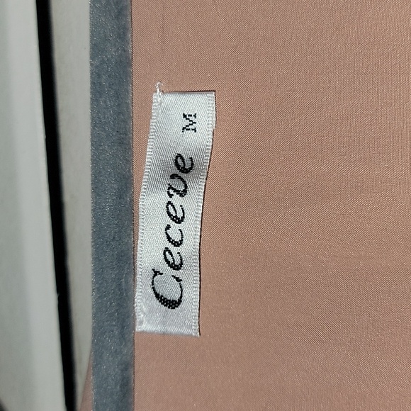 Beige Floral Midi Dress - Picture 11 of 15